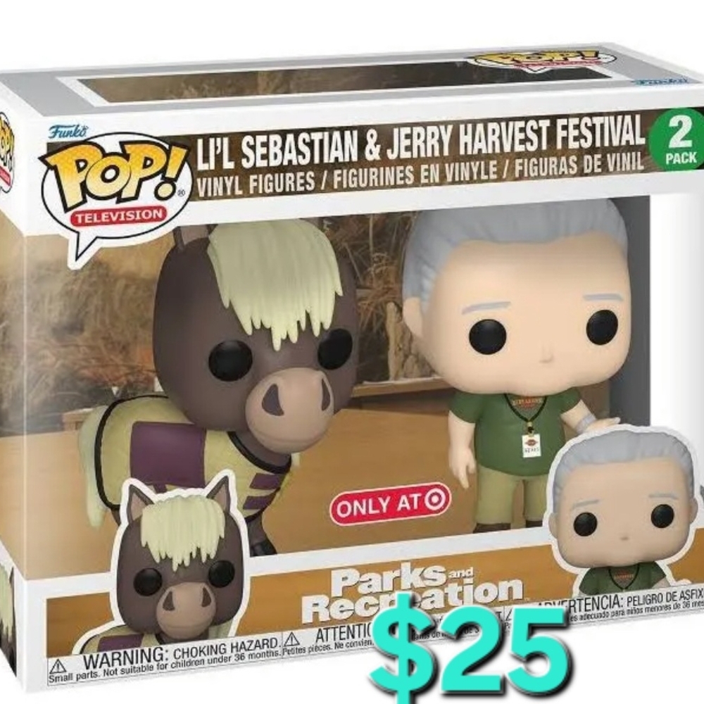 Funko Pop! Li'l Sebastian & Jerry Figures - Brown and Green